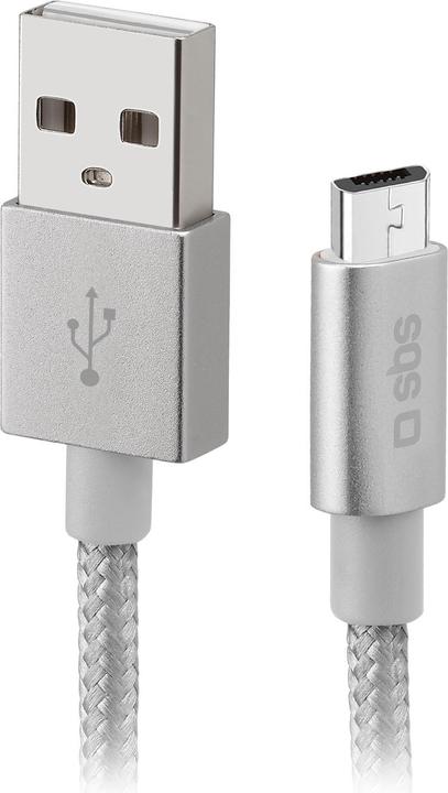 Produktbild SBS Lade- und Datenkabel USB - Micro-USB (1 m, USB 2.0)