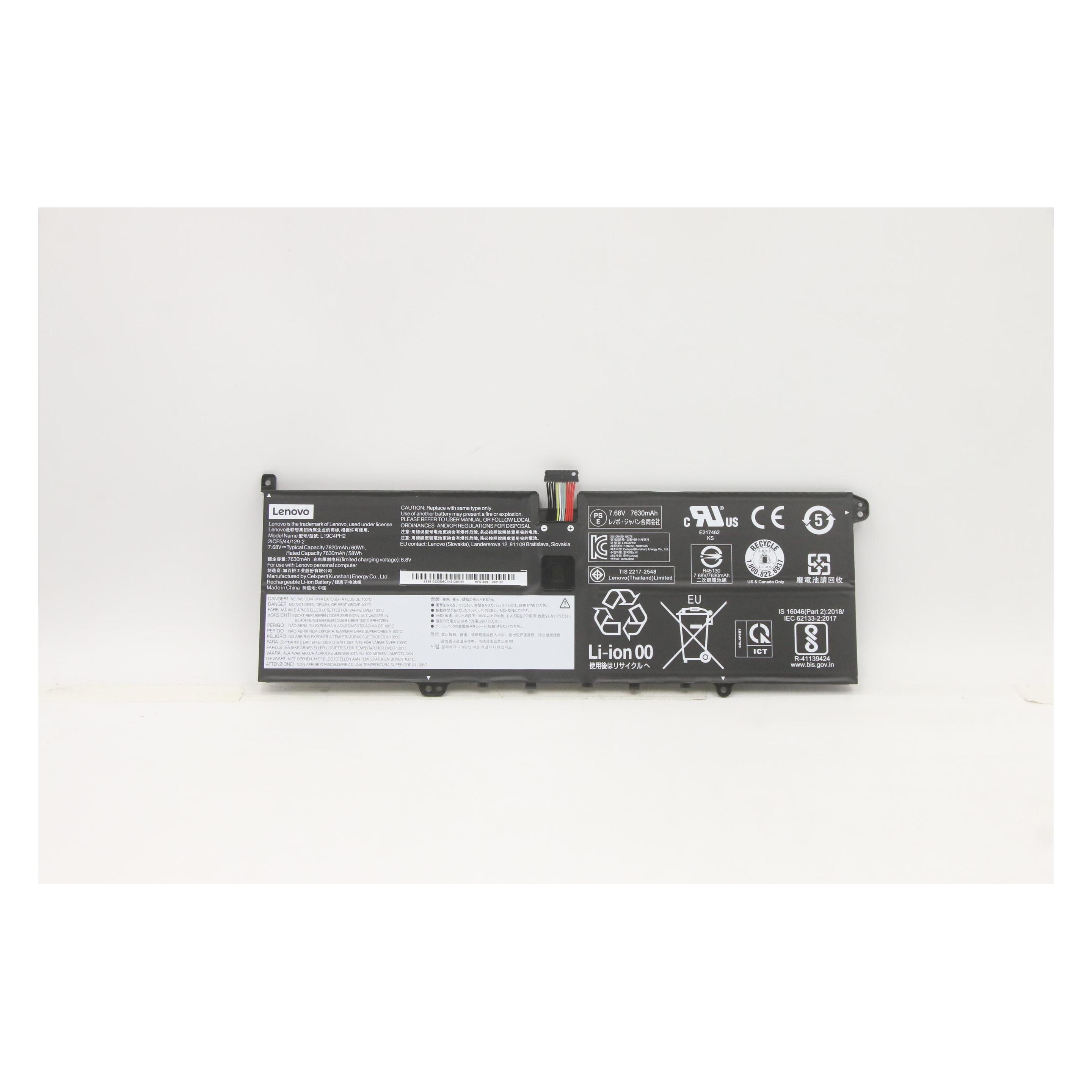Lenovo FRU YogaC950 CP/C L19C4PH2 (4 Zellen), Notebook Akku, Schwarz