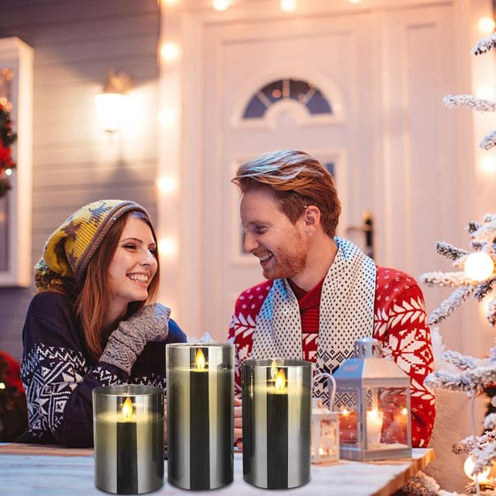 5 candele LED con fiamma tremolante Candela con telecomando Candele senza fiamma rosse per decorazioni di feste di compleanno, matrimoni e Natale | Leroy Merlin