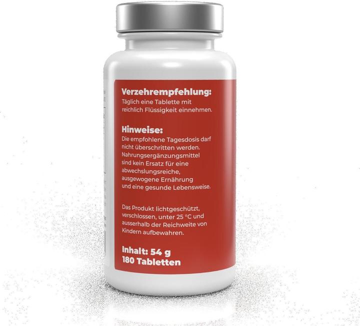 Actual product image VeLife Vitamin B12 Tabl (180 Piece, Pills, 81 g)