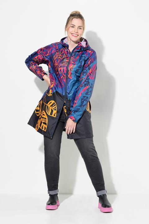Produktbild Laurasøn Funktions-Regenmantel, Kapuze, Zipper, verdeckte Taschen (XL)