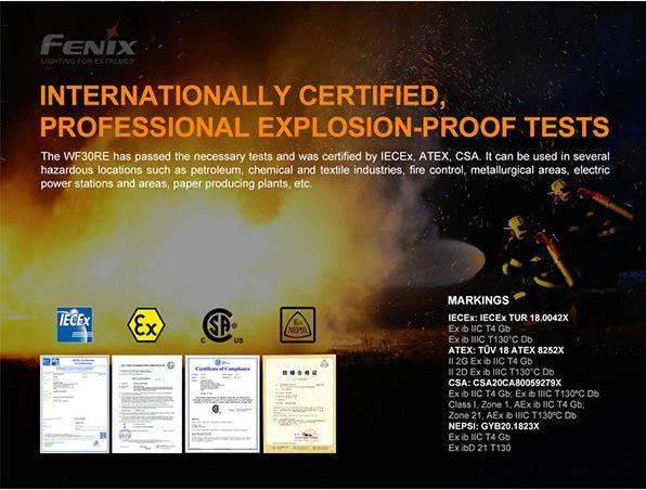 Produktbild Fenix WF30RE EX (15.05 cm, 280 lm)