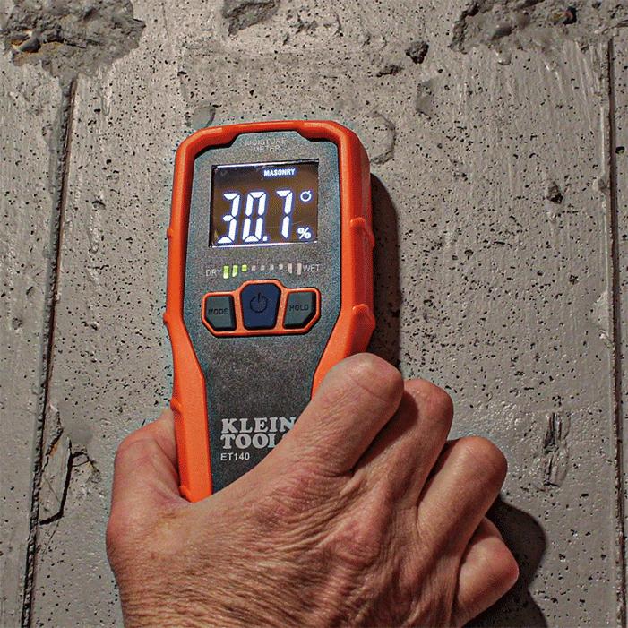 Actual product image Klein Tools ET140 Material moisture meter Measuring range building moisture (range) 0 to 100 % vol Measuring