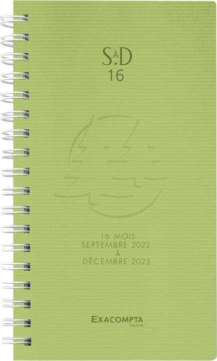 Produktbild Exacompta Taschenagenda SAD (9 x 16 cm, Harter Einband, Französisch)
