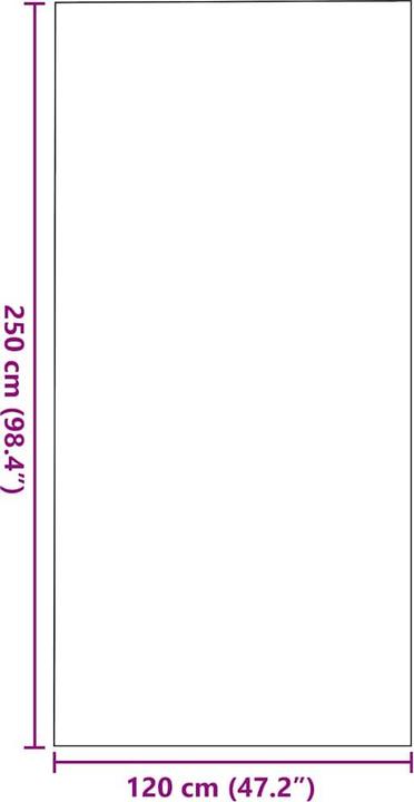 Produktbild vidaXL Fussmatte (250 x 120 cm)