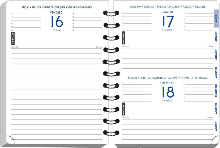 Image du produit Exacompta Agenda Forum Preston (1 jour / 2 pages)