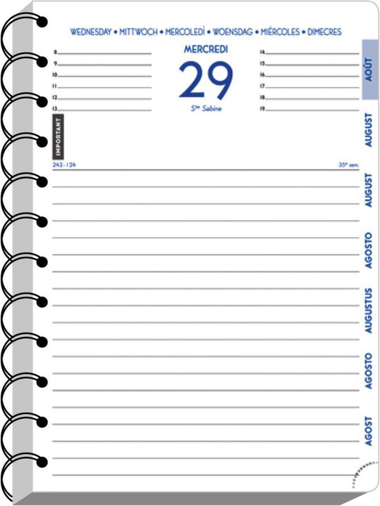 Image du produit Exacompta Agenda Forum Preston (1 jour / 2 pages)