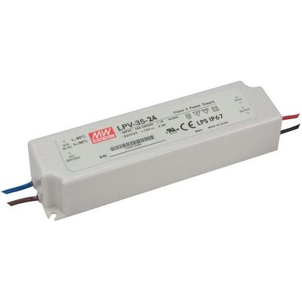 MeanWell, Spannungswandler, SCHALTNETZTEIL - 1 AUSGANG - 35 W - 24 V