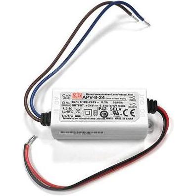 MeanWell, Spannungswandler, SCHALTNETZTEIL - 1 AUSGANG - 8 W - 24 V