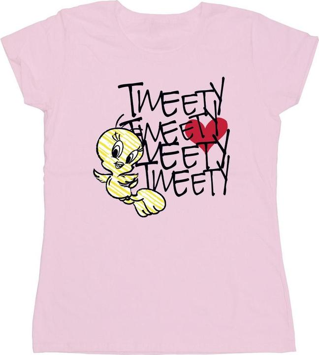 Produktbild Looney Tunes Tweety Love Heart TShirt (S)
