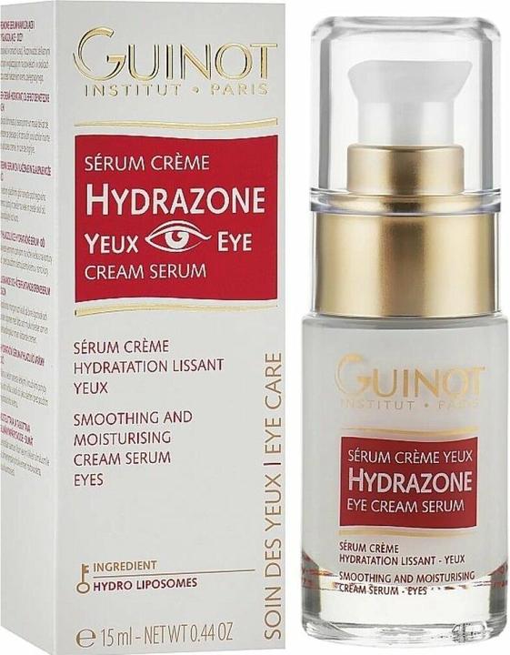 Actual product image Guinot Hydrazone Yeux Moisturising Eye Cream Serum 15ml (Eye care serum, 15 ml, Day)
