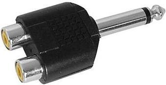 Produktbild Velleman 2x RCA auf 6.3 mm Klinkenstecker (Splitter)