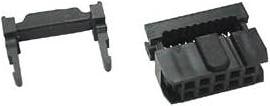 Actual product image Velleman 10-Pin Idc Socket Cable Mount