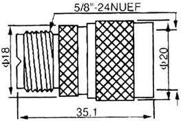 Actual product image Velleman N Male To Pl Female