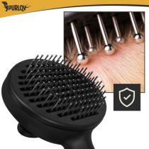 Produktbild Purlov Selbstreinigende Haarbürste (Hund, Katze)