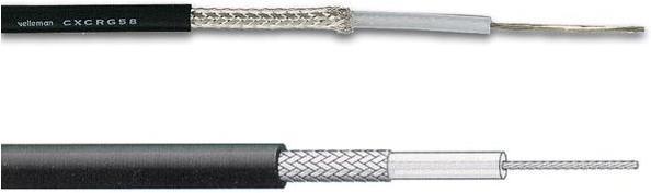 Cables Coaxial Cable Rg-58 C/U Mil Black