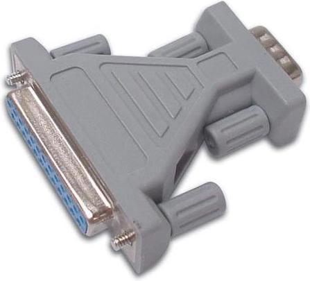 Actual product image Velleman Port Adapter Subd9 Male - Subd25 Female