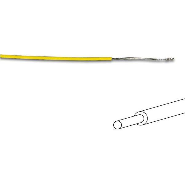 Cables MONTAGEKABEL - ø 1.4 mm - 0.2 mm² - VOLLER KERN - GELB, Elektronikkabel + Stecker, Gelb