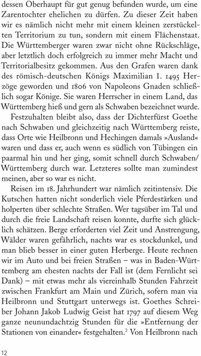 Produktbild Goethe in Schwaben (Deutsch, Andrea Hahn, 2023)