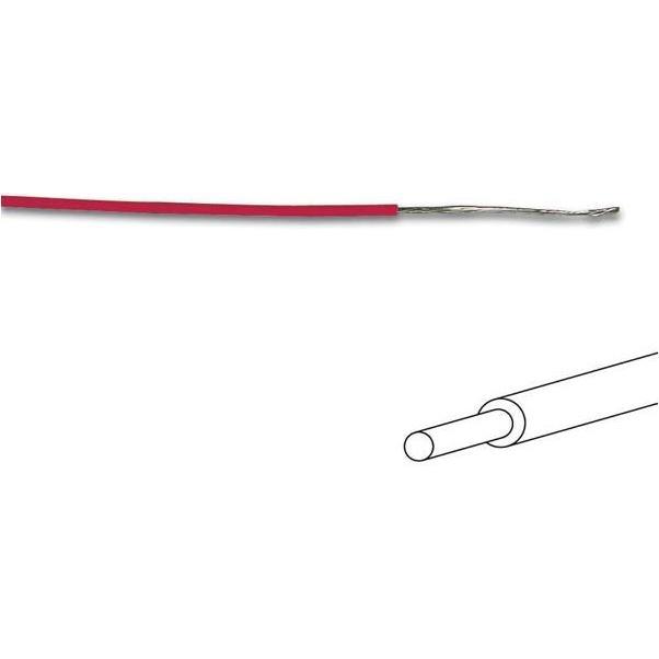 Cables MONTAGEKABEL - ø 1.4 mm - 0.2 mm² - VOLLER KERN - ROT, Elektronikkabel + Stecker, Rot