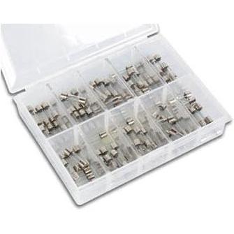 Thumbnail - Perel SICHERUNGSSET - TRÄGE - 100-tlg. - 5 x 20 mm, Aktive Bauelemente