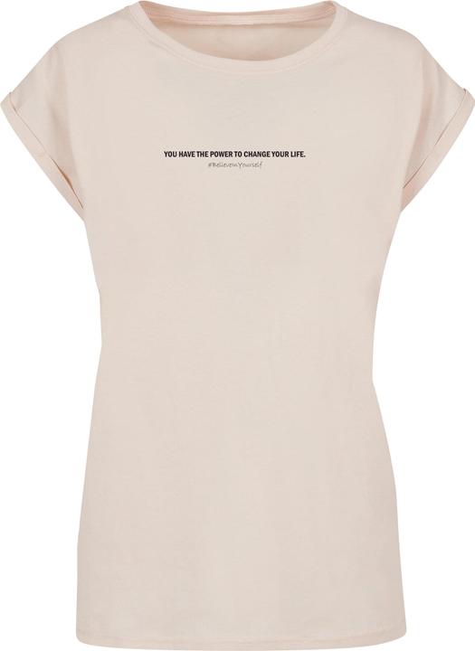 Actual product image Merchcode Ladies WD - Believe In Yourself Extended Shoulder Tee - 116669 (XL)