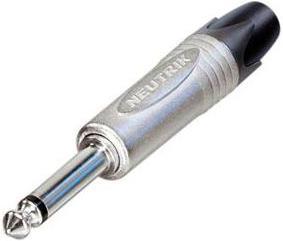 Image du produit Neutrik - CONNECTEUR JACK, 2 POINTS MALE, 6.3mm, NICKELÉ