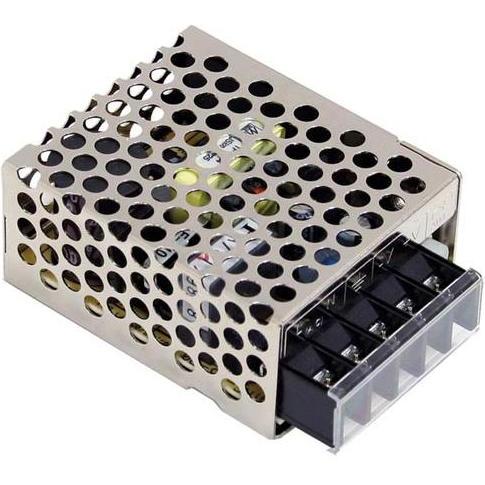 MeanWell, Spannungswandler, INDUSTRIE-SCHALTNETZTEIL - 1 AUSGANG - 15 W - 24 V - CLOSED FRAME (GESCHLOSSENE BAUFORM)
