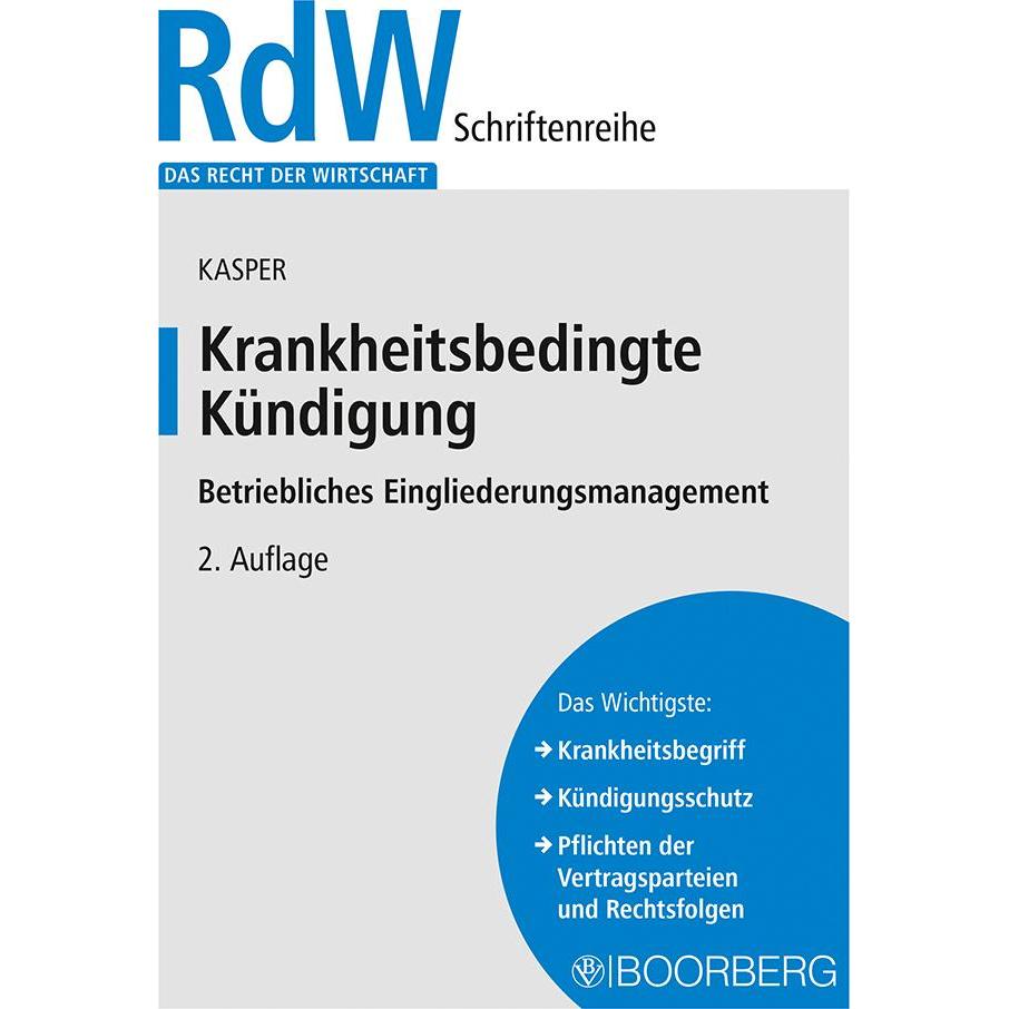 Boorberg Krankheitsbedingte Kündigung (96x) (62211664)