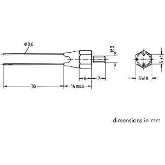 Sensors TERMISTORE NTC - TIPO K45 - 6K8, Componenti passivi