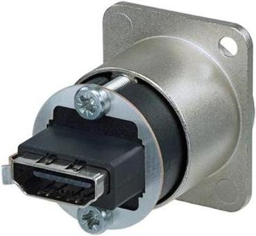Produktbild Neutrik - Hdmi-Durchführung Im D-Form Gehäuse (HDMI)