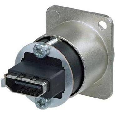 Thumbnail - Neutrik - Hdmi-Durchführung Im D-Form Gehäuse (HDMI), Video Kabel