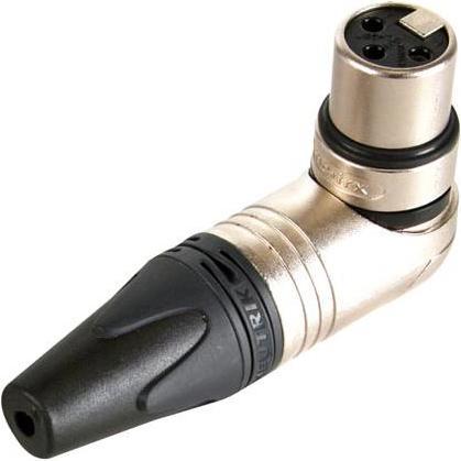 Neutrik - Xlr-Kabelbuchse, 3-Polig, Rechtwinklig, Vernickeltes Gehäuse, Silber Beschichtete Kontakte, Audio Kabel