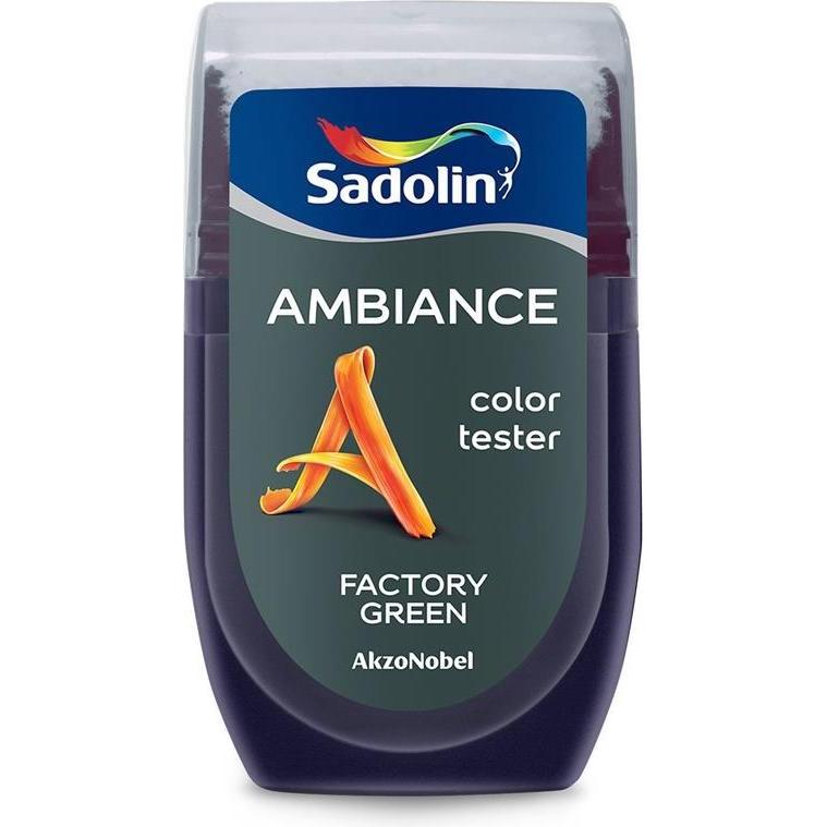 Sadolin, Colore + Vernice per fai da te, Tester Ambiance Factory Green 30ml (30 ml)
