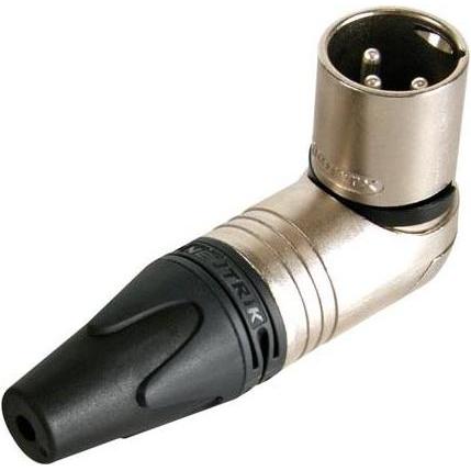 Thumbnail - Neutrik - Xlr-Kabelstecker, 3-Polig, Rechtwinklig, Vernickeltes Gehäuse, Silber Beschichtete Kontakte (0.07 m, XLR), Aud...