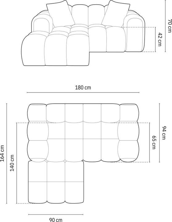 Produktbild Cosmopolitan Design Treno (Ecksofa)