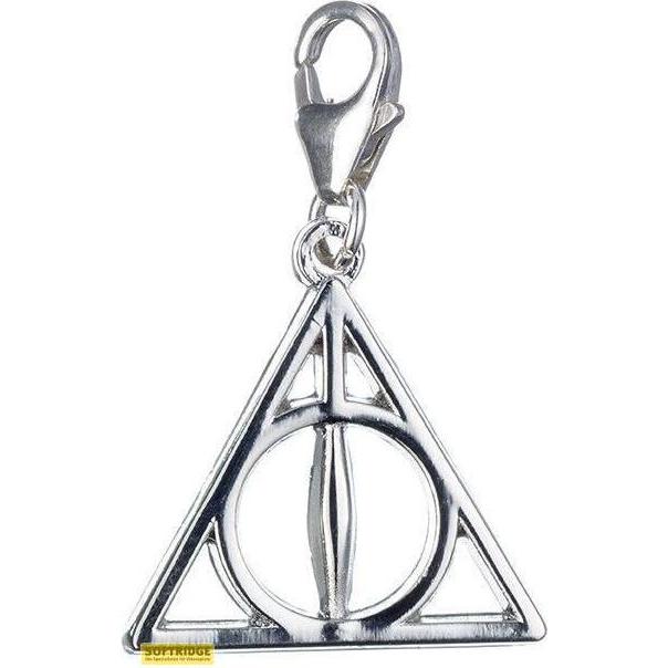 NoName, Ciondolo collana, HARRY POTTER - Ciondolo a clip in argento sterling con i Doni della Morte, (Argento)