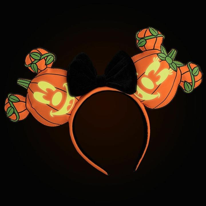 Actual product image Loungefly Disney Mickey Pumpkin headband