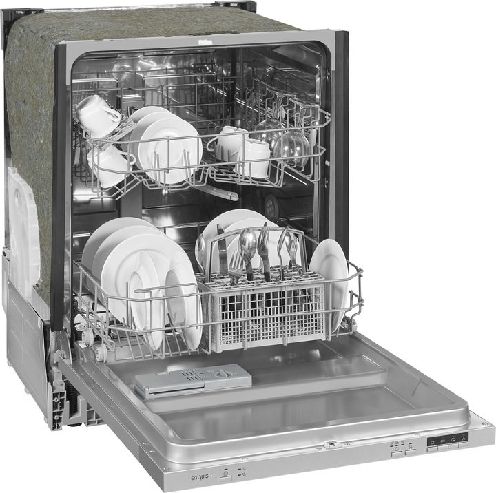 Actual product image Exquisit EGSP6012-E-030E silver - Dishwasher