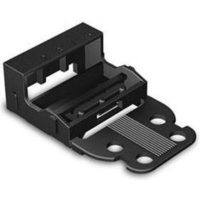 Wago BEFESTIGUNGSADAPTER - FÜR 5-LEITER-KLEMMEN - SERIE 221 - 4 mm² - FÜR SCHRAUBBEFESTIGUNG - SCHWARZ, Elektronikzubehö...
