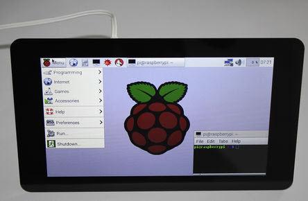 Actual product image Raspberry Pi 7" touch screen (Display)