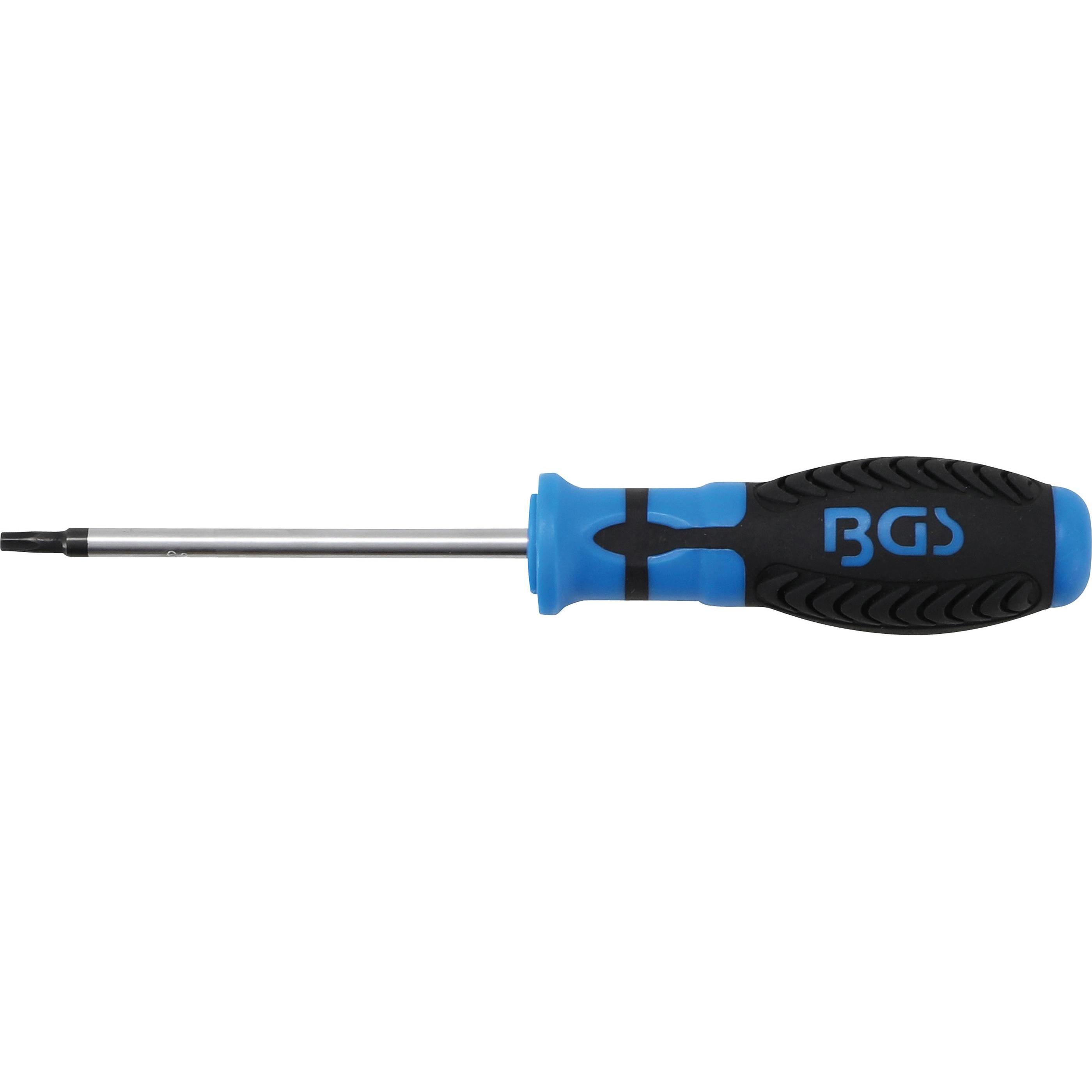 BGS, Schraubenzieher, Schraubendreher T-Profil (für Torx) mit Bohrung T25 Klingenlänge 100 mm (T-profil)