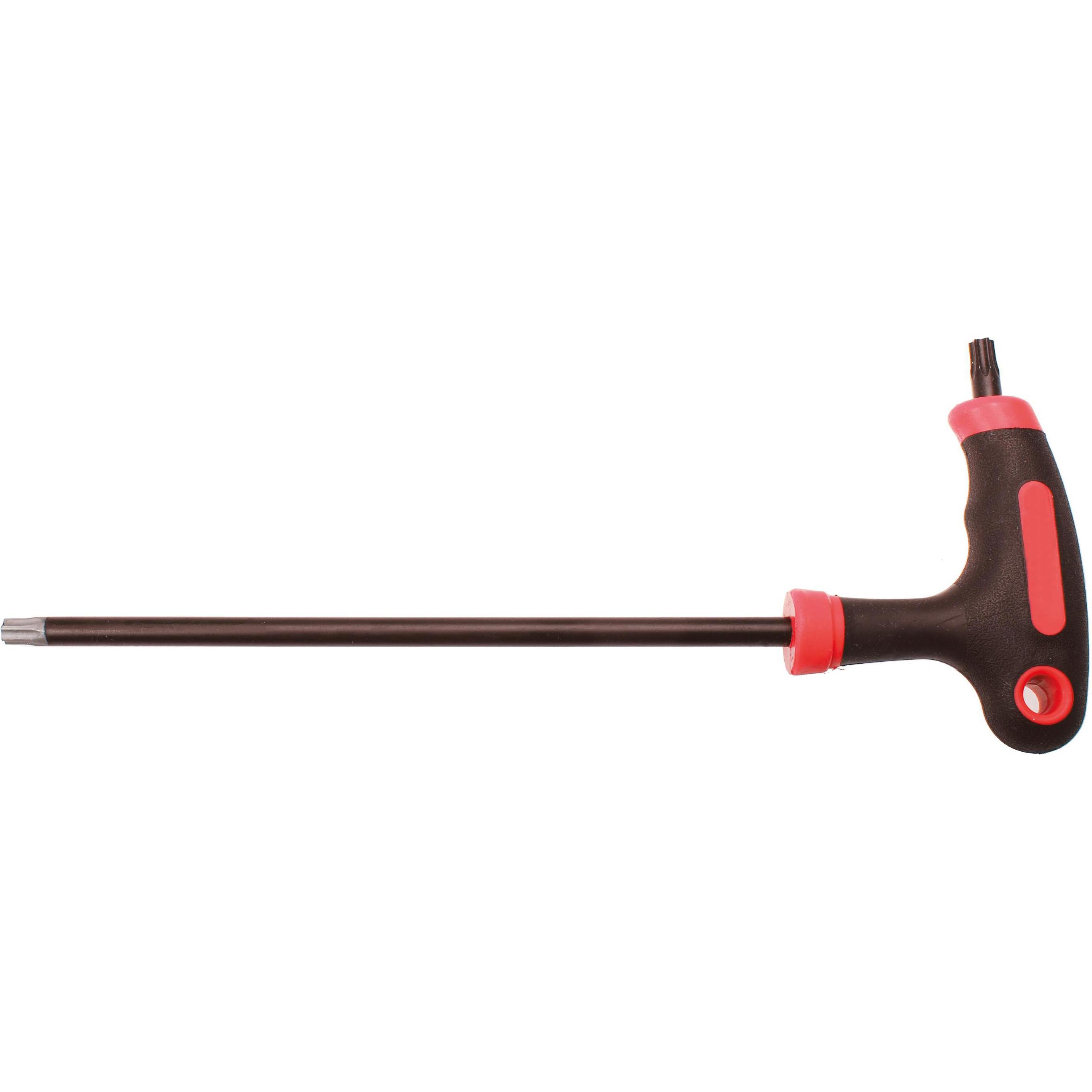 BGS, Schraubenzieher, Schraubendreher mit T-Griff und seitlicher Klinge T-Profil (für Torx) mit/ohne Bohrung T15 (T-prof...