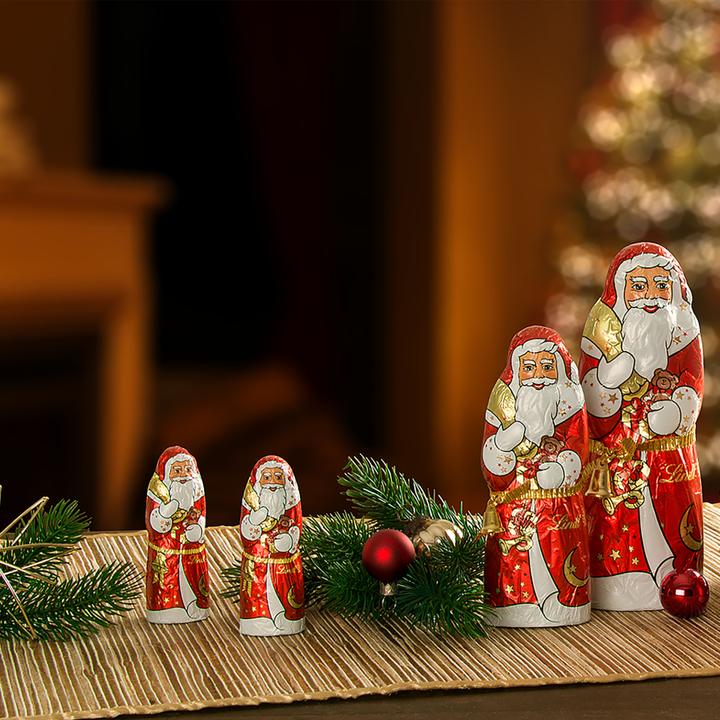 Actual product image Lindt Father Christmas mini milk tin (700 g)