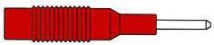 Produktbild Hirschmann ÜBERGANGSSTECKER 2 mm auf 4 mm / ROT (MZS 2)