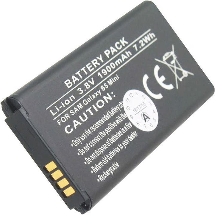 Produktbild Samsung Akku Galaxy S5 Mini Akku EG-BG800, EG-BG800BBE