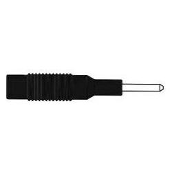 Thumbnail - Hirschmann ÜBERGANGSSTECKER 2 mm auf 4 mm / SCHWARZ (MZS 2), Elektronikkabel + Stecker, Schwarz