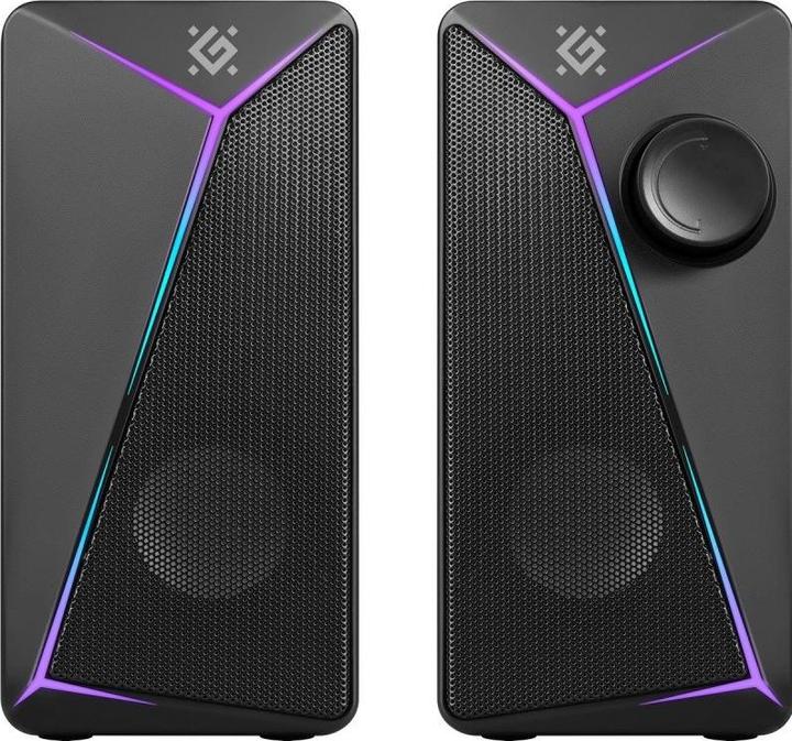 Image du produit Defender GLOSNIKI PC J5 2.0 6W LED USB CZARNE 65965