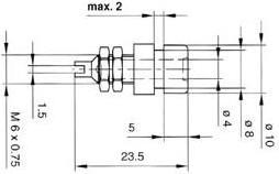Actual product image Hirschmann INSULATED 4mm SOCKET / WHITE (BIL 20)