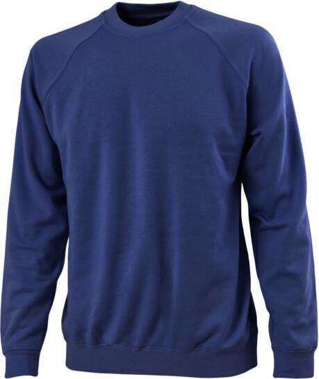 Produktbild HTA Unisex-Sweatshirt mit Bündchen, innen geraut (L)